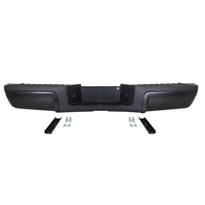 2008-2012 Ford F250/F350/F450/F550 Rear Bumper Assembly Without Sensor Holes - FO1103149-Partify-Painted-Replacement-Body-Parts