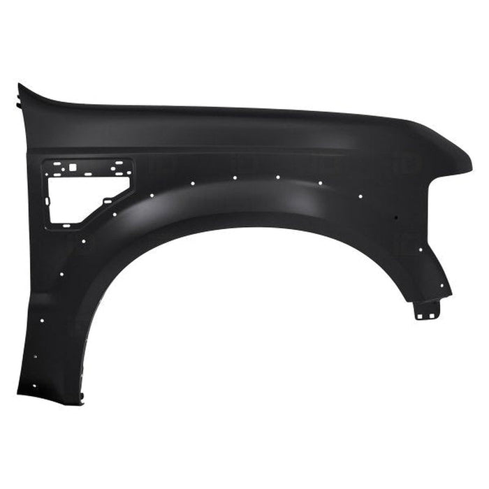 2008-2010 Ford F450 Passenger Side Fender With Molding Holes - FO1241260-Partify-Painted-Replacement-Body-Parts
