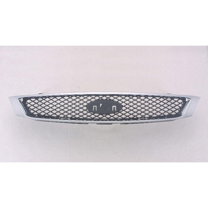 2005-2007 Ford Focus Grille Chrome Black - FO1200430-Partify-Painted-Replacement-Body-Parts