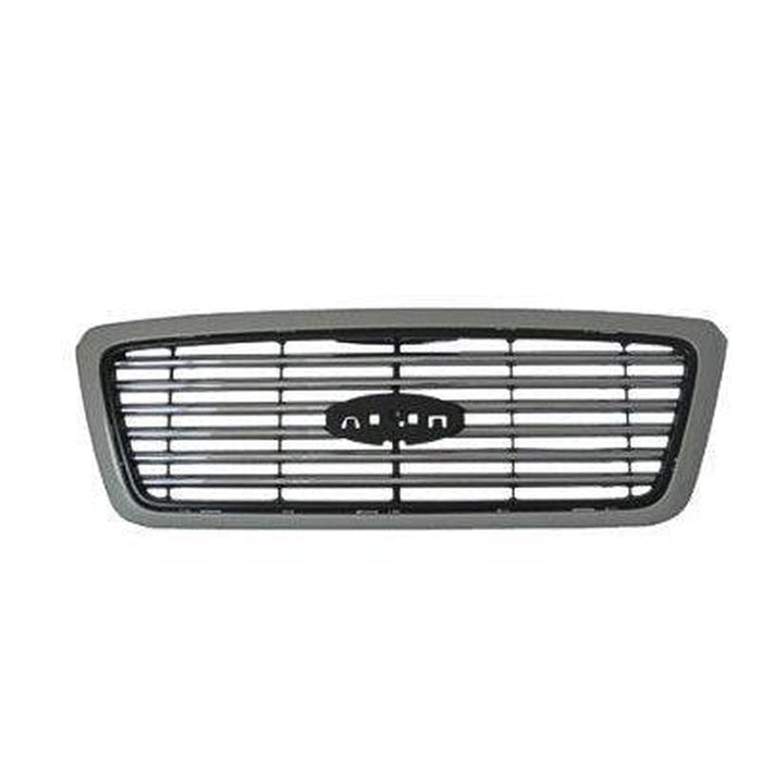2006-2008 Ford Pickup Ford Lightduty Grille Painted Center With Chrome Frame Harley Davidson Edition - FO1200517-Partify-Painted-Replacement-Body-Parts
