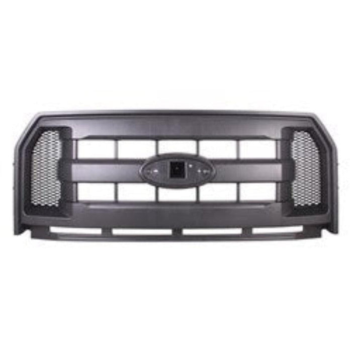 2015-2017 Ford Pickup F150 Grille Black 3 Bar Style With Black Mesh - FO1200583-Partify-Painted-Replacement-Body-Parts