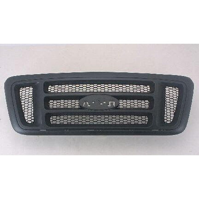 Ford Pickup Ford F-150 Grille Dark Gray With Frame/H-Bar Type With Black Painted Honeycomb Xl Model - FO1200465-Partify Canada