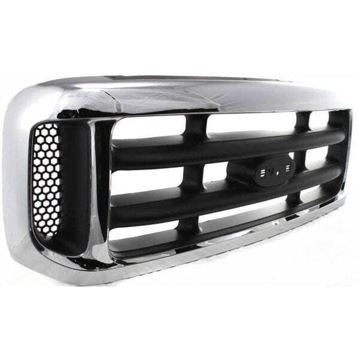 1999-2004 Ford Pickup Ford Superduty Grille Chrome - FO1200359-Partify-Painted-Replacement-Body-Parts