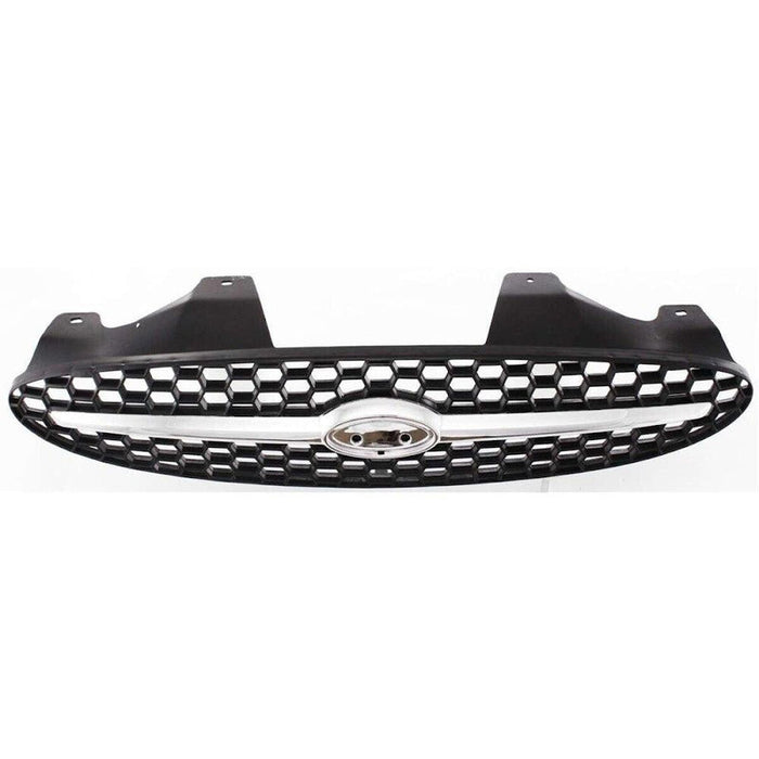 2000-2003 Ford Taurus Grille Chrome Black With Black Frame - FO1200373-Partify-Painted-Replacement-Body-Parts