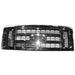 2008-2021 Ford Van E350 Super Duty Grille Grey With Chrome Molding - FO1200507-Partify-Painted-Replacement-Body-Parts