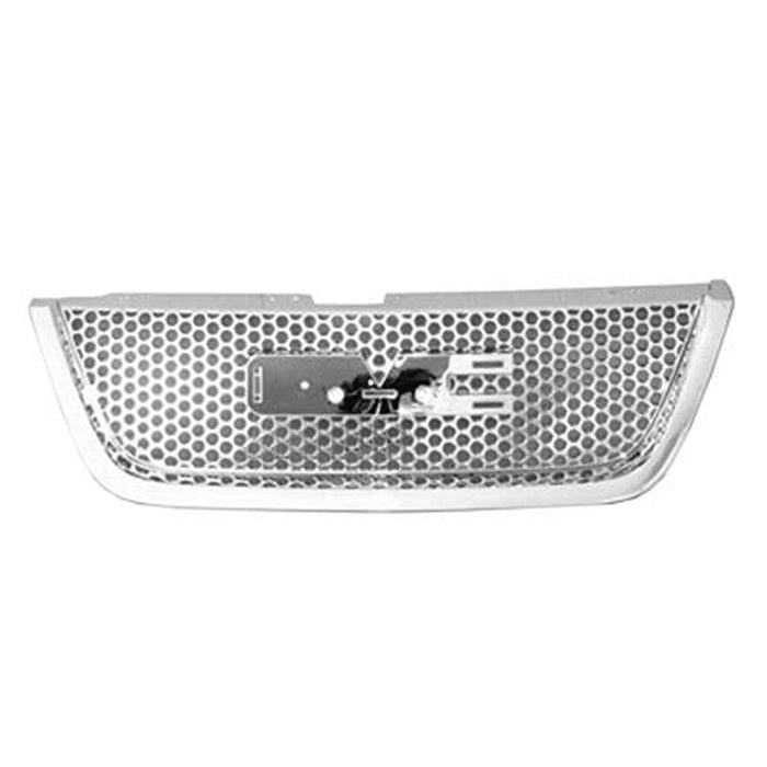2011-2012 GMC Acadia Grille Chrome Denali - GM1200634-Partify-Painted-Replacement-Body-Parts