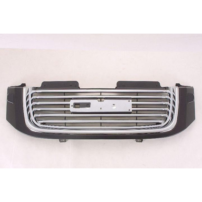 GMC Envoy Grille Chrome Black With Black Frame With H/L Washer Hole - GM1200605-Partify Canada