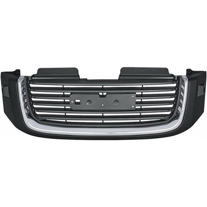 GMC Envoy Grille Chrome Black With Washer Hole - GM1200504-Partify Canada