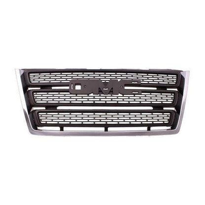 GMC Terrain Grille Matte Black With Chrome Moulding - GM1200630-Partify Canada