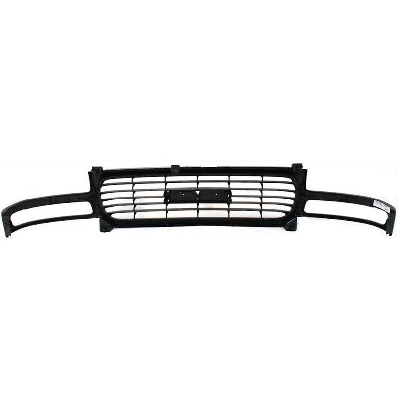 GMC Yukon Grille Black Horizontal Bars With Textured Gray Frame - GM1200429-Partify Canada
