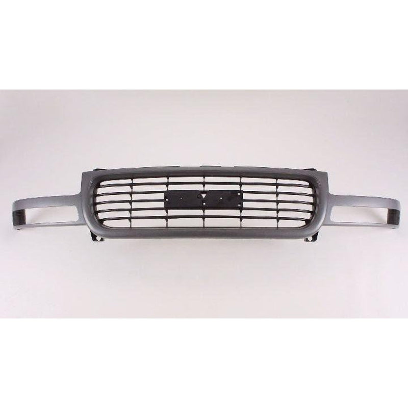 GMC Yukon Grille Black Horizontal Bars With Textured Gray Frame - GM1200429-Partify Canada