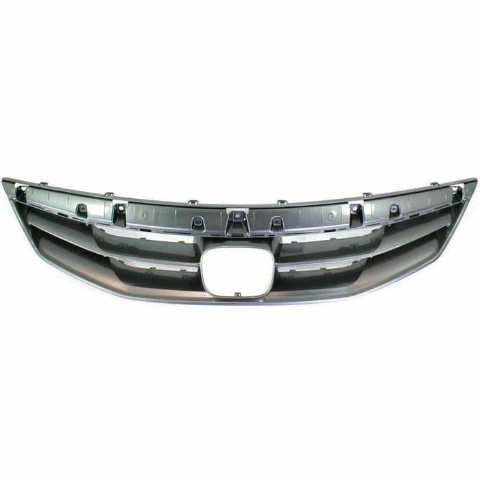 2011-2012 Honda Accord Coupe Grille Black - HO1200202-Partify-Painted-Replacement-Body-Parts
