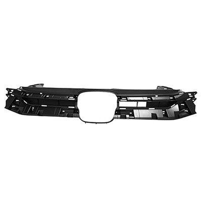 2015-2016 Honda CRV Upper Grille Matte Black - HO1200224-Partify-Painted-Replacement-Body-Parts