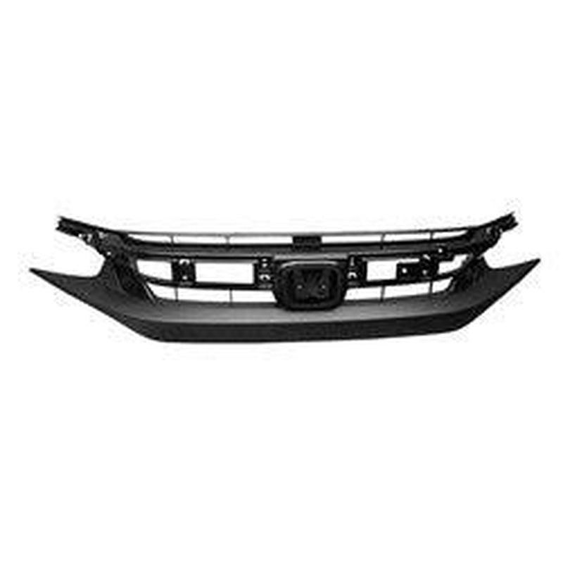 Honda Civic Coupe Grille Textured Black Exclude Si/Sport - HO1200241-Partify Canada