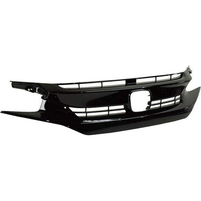 Honda Civic Hatchback Grille Painted Black Exclude Type-R/Touring Model - HO1200235-Partify Canada