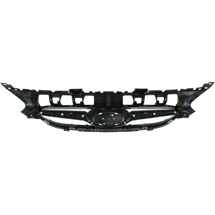 2012-2013 Hyundai Accent Hatchback Grille Black - HY1200161-Partify-Painted-Replacement-Body-Parts