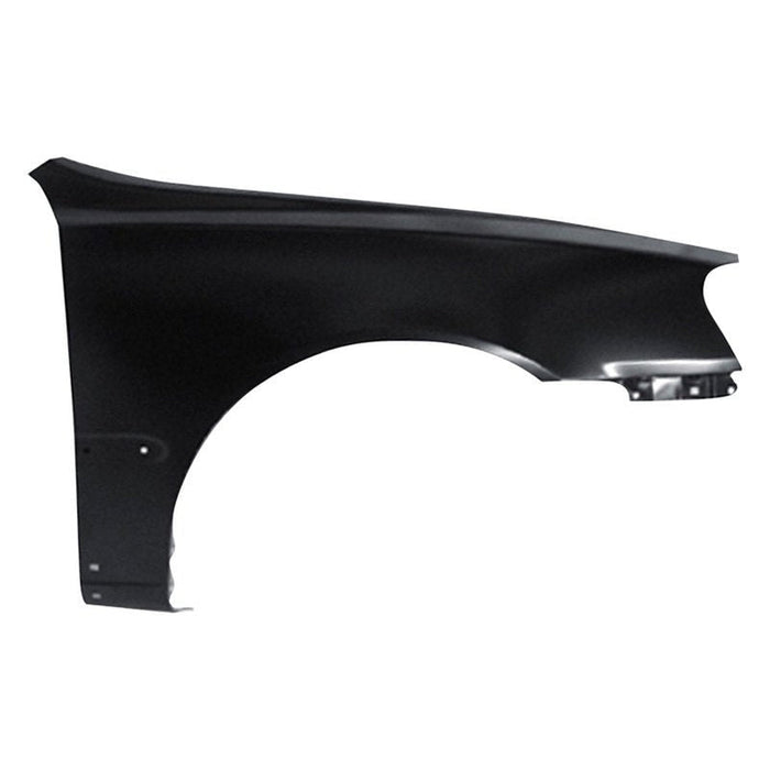 2000-2002 Hyundai Accent Hatchback Passenger Side Fender With Molding Holes - HY1241127-Partify-Painted-Replacement-Body-Parts