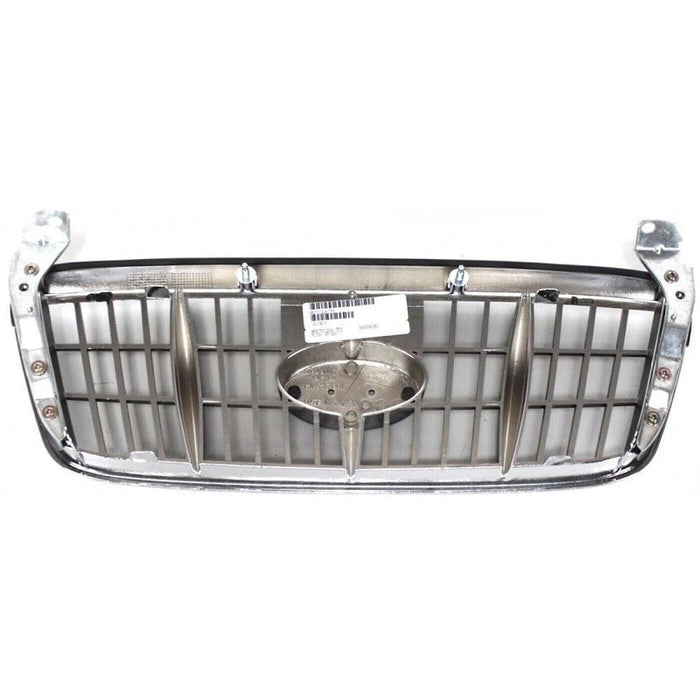 2001-2003 Hyundai Elantra Grille Chrome Black - HY1200117-Partify-Painted-Replacement-Body-Parts