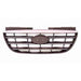 2007-2009 Hyundai Elantra Grille Chrome Black - HY1200145-Partify-Painted-Replacement-Body-Parts