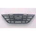 2004-2006 Hyundai Elantra Grille Sedan Black With Fog Lamp Hole Type - HY1200139-Partify-Painted-Replacement-Body-Parts