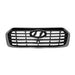 2017-2019 Hyundai Santa Fe Grille Black With Silver Surround With 5Chrome Bars With Camera Exclude Sport Model - HY1200205-Partify-Painted-Replacement-Body-Parts