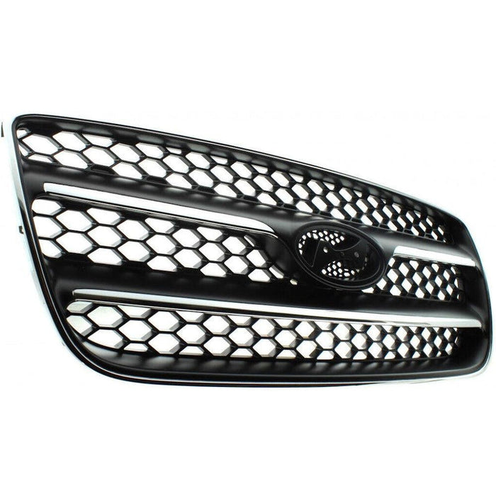2007-2009 Hyundai Santa Fe Grille Chrome Black Limited - HY1200147-Partify-Painted-Replacement-Body-Parts