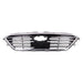 2015-2017 Hyundai Sonata Grille Chrome With Auto Cruise Without Sport Package - HY1200175-Partify-Painted-Replacement-Body-Parts