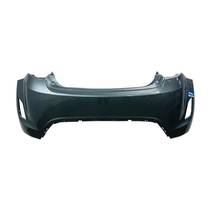 2012-2017 Hyundai Veloster Non-Turbo Rear Bumper Without Sensor Holes - HY1100186-Partify-Painted-Replacement-Body-Parts
