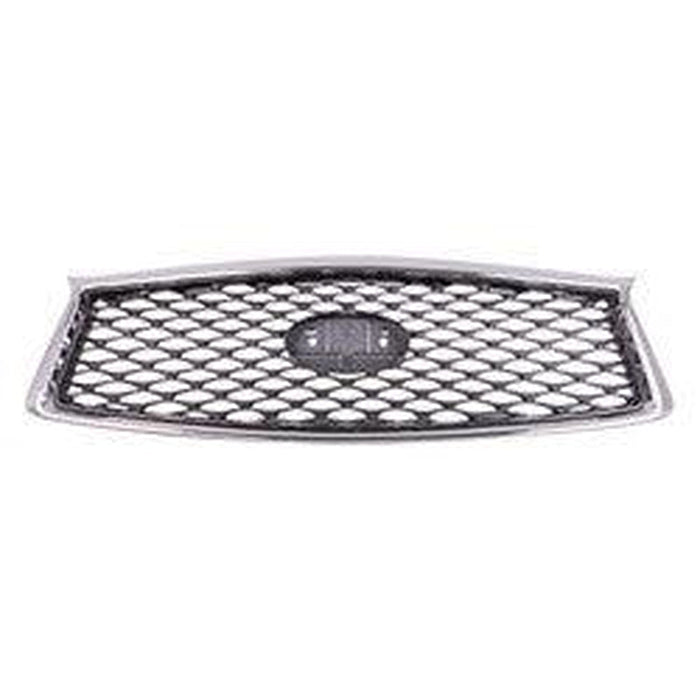 2018-2020 Infiniti Q50 Sedan Grille Painted Gray Without Sensor/Camera - IN1200137-Partify-Painted-Replacement-Body-Parts
