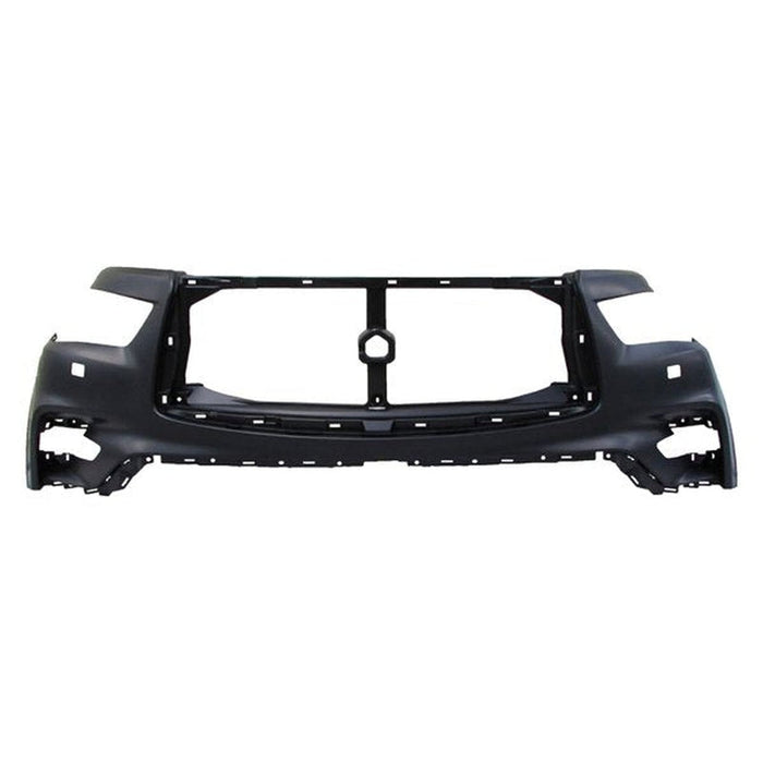 2018-2022 Infiniti QX80 Front Bumper With Head Light Washer Holes - IN1014101-Partify-Painted-Replacement-Body-Parts
