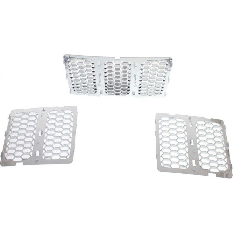 Jeep Grand Cherokee Grille All- Chrome Honeycomb Style Summit - CH1200366-Partify Canada