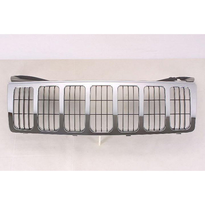 2005-2007 Jeep Grand Cherokee Grille Chrome - CH1200284-Partify-Painted-Replacement-Body-Parts