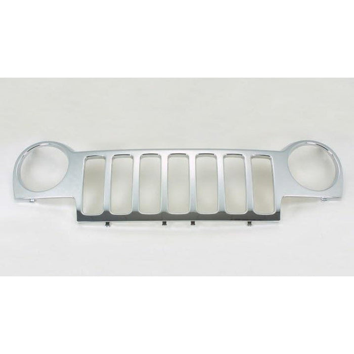 2002-2004 Jeep Liberty Grille All Chrome Without Insert - CH1200256-Partify-Painted-Replacement-Body-Parts