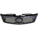 2010 KIA Forte Grille Black With Textured Moulding Sedan - KI1200138-Partify-Painted-Replacement-Body-Parts