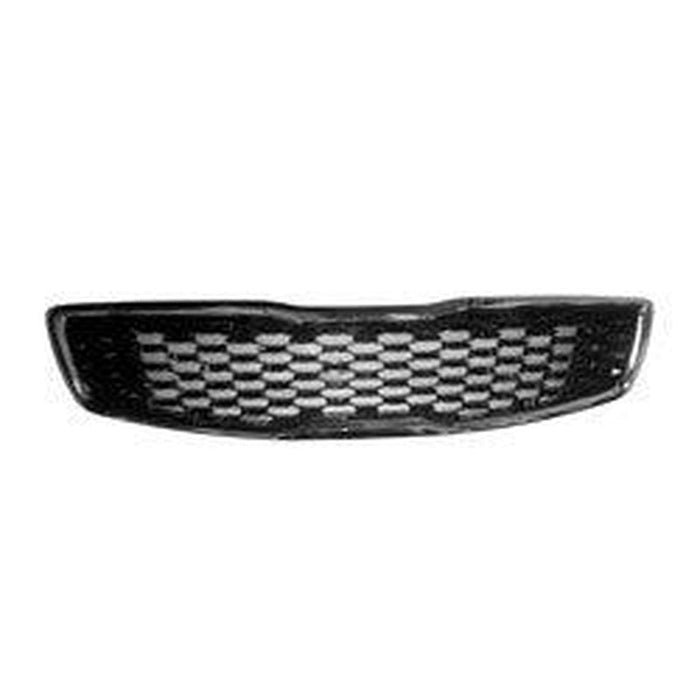 2017-2018 KIA Forte Grille Painted Black With Smoked Frame - KI1200191-Partify-Painted-Replacement-Body-Parts