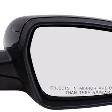 KIA Forte Passenger Side Door Mirror Power Heated Gloss Black With Blind Spot - KI1321225-Partify Canada