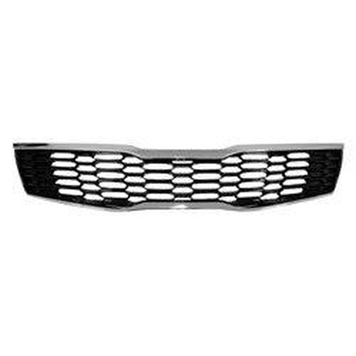 2019-2020 KIA Optima Grille Black With Chrome Moulding Use Without Camera Exclude Sx Model - KI1200211-Partify-Painted-Replacement-Body-Parts