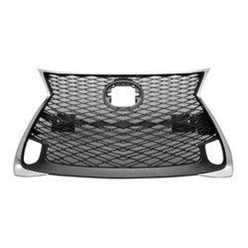 Lexus GS350 Grille Painted Black With Chrome Moulding With Sensor/F-Sport Package - LX1200192-Partify Canada