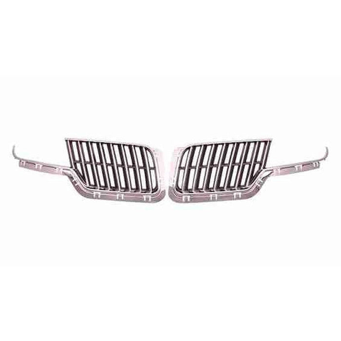 2010-2012 Lincoln MKZ Grille Chrome Dark Gray Driver Side With Sport Package - FO1200546-Partify-Painted-Replacement-Body-Parts