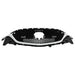 2017-2021 Mazda CX5 Grille Painted Black Mesh With Lower Chrome Moulding - MA1200215-Partify-Painted-Replacement-Body-Parts