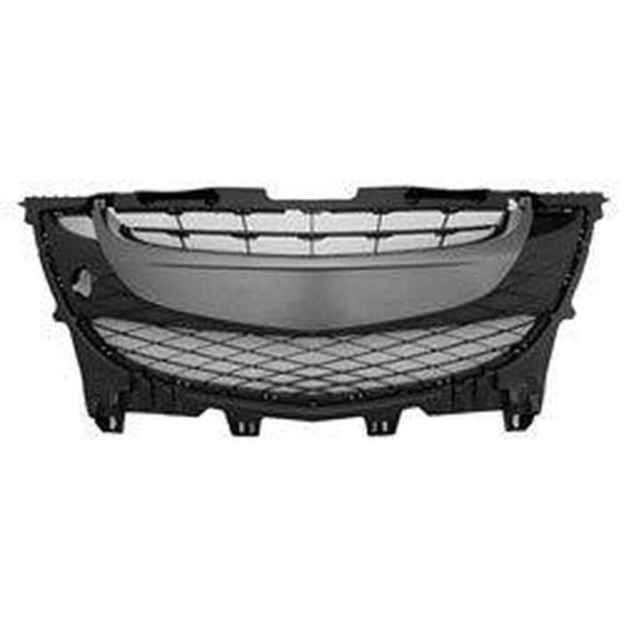 2012-2017 Mazda Mazda 5 Grille With Fogs With Smooth Painted Upper Protector - MA1200193-Partify-Painted-Replacement-Body-Parts