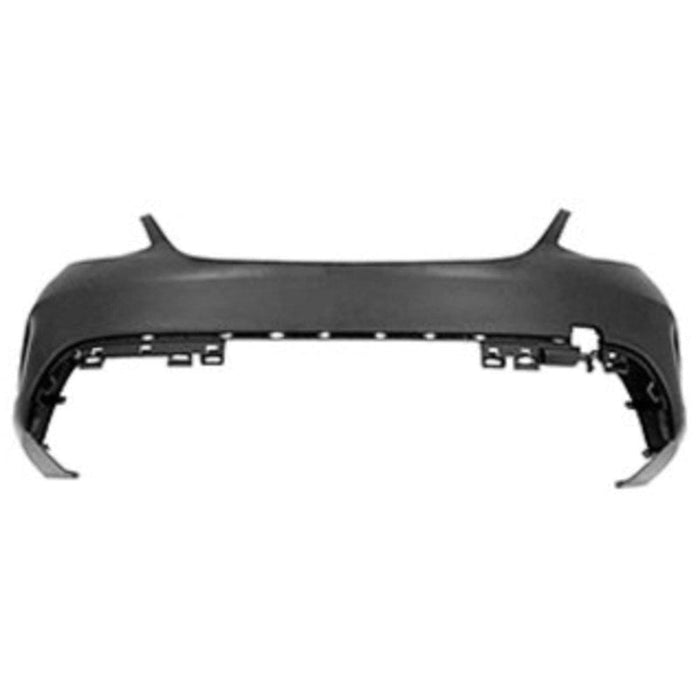 2015-2018 Mercedes-Benz C300 Rear Bumper Without Sensor Holes - MB1100367-Partify-Painted-Replacement-Body-Parts