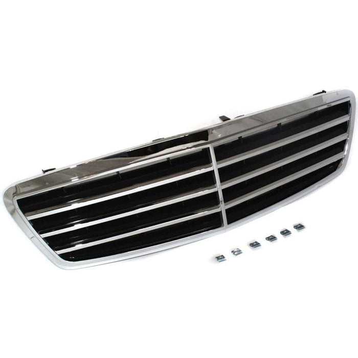 2005-2007 Mercedes C230 Grille Chrome Black - MB1200143-Partify-Painted-Replacement-Body-Parts