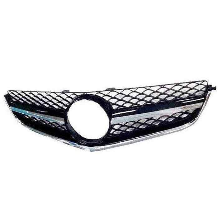 2012-2014 Mercedes C63 Amg Grille Chrome Black With Amg - MB1200159-Partify-Painted-Replacement-Body-Parts