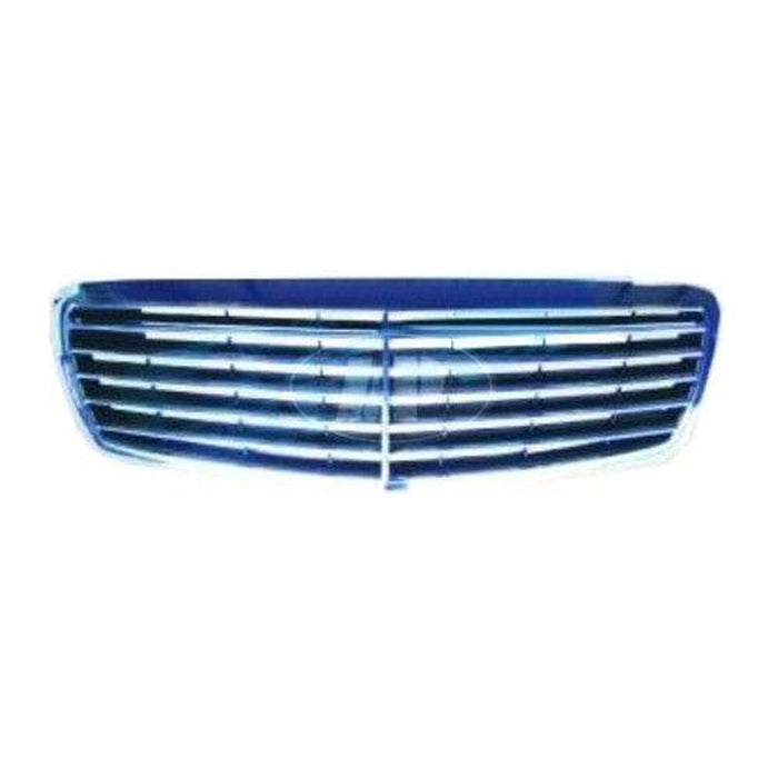 2003-2006 Mercedes E320 Grille Chrome Black With Avantgarde Without Sensor - MB1200141-Partify-Painted-Replacement-Body-Parts