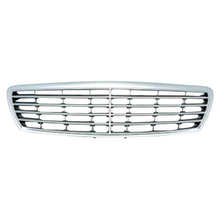 2003-2006 Mercedes E320 Grille Silver With Chrome Frame - MB1200134-Partify-Painted-Replacement-Body-Parts