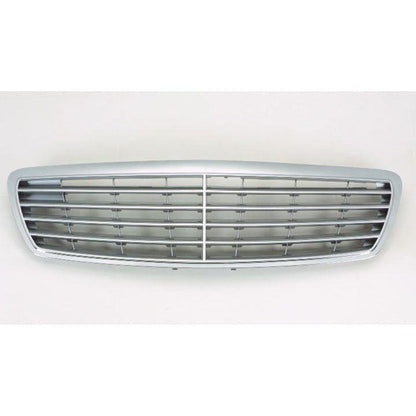 Mercedes E320 Grille Silver With Chrome Frame - MB1200134-Partify Canada