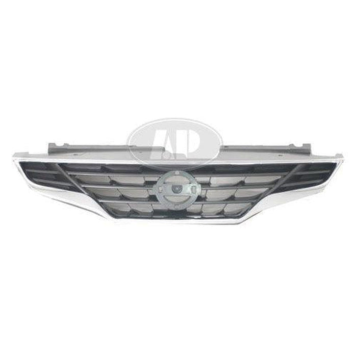 2010-2013 Nissan Altima Coupe Grille Chrome Black - NI1200245-Partify-Painted-Replacement-Body-Parts