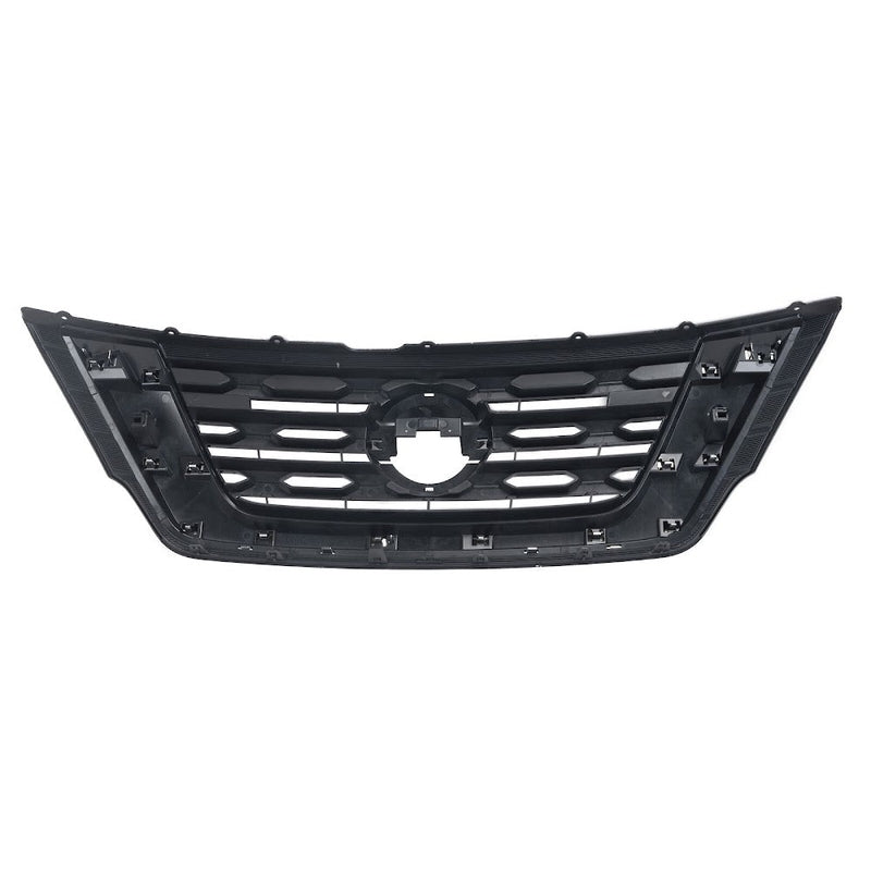 Nissan Pathfinder Grille Painted Silver Black Without Surround View - NI1200296-Partify Canada