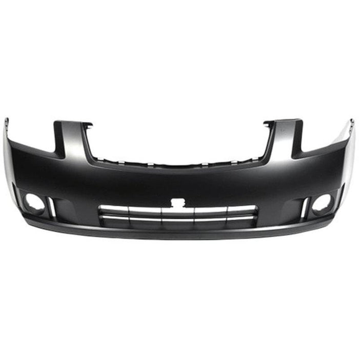 2007-2009 Nissan Sentra 2.0L Front Bumper With Fog Light Holes - NI1000241-Partify-Painted-Replacement-Body-Parts